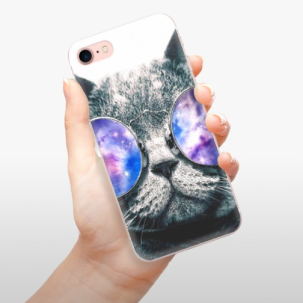 Silikonové pouzdro iSaprio - Apple iPhone 7 - Galaxy Cat