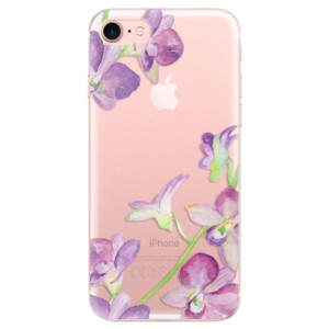 Silikonové pouzdro iSaprio - Apple iPhone 7 - Purple Orchid
