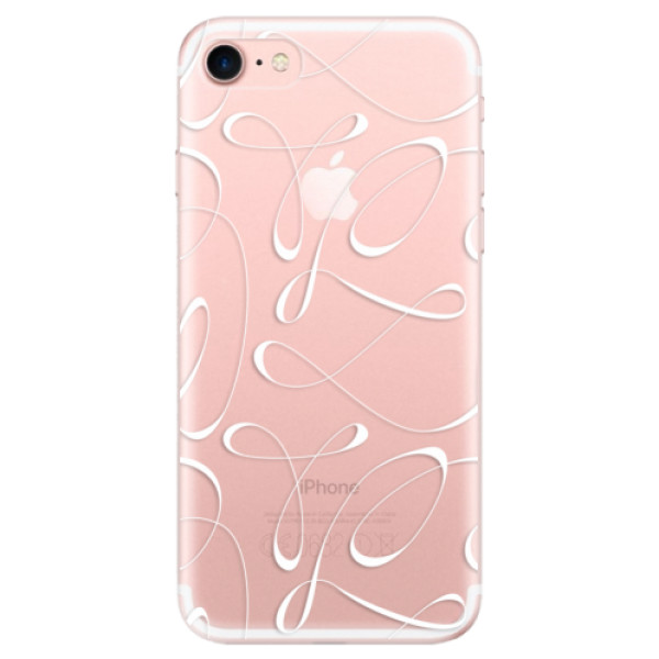 Silikonové odolné pouzdro iSaprio Fancy white na mobil Apple iPhone 7 (Silikonový odolný kryt, obal, pouzdro iSaprio Fancy white na mobil Apple iPhone 7)