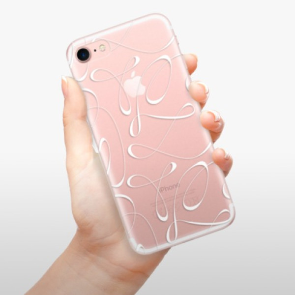 Silikonové pouzdro iSaprio - Apple iPhone 7 - Fancy white