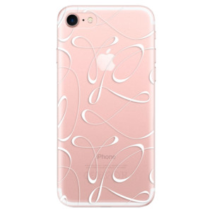 Silikonové pouzdro iSaprio - Apple iPhone 7 - Fancy white