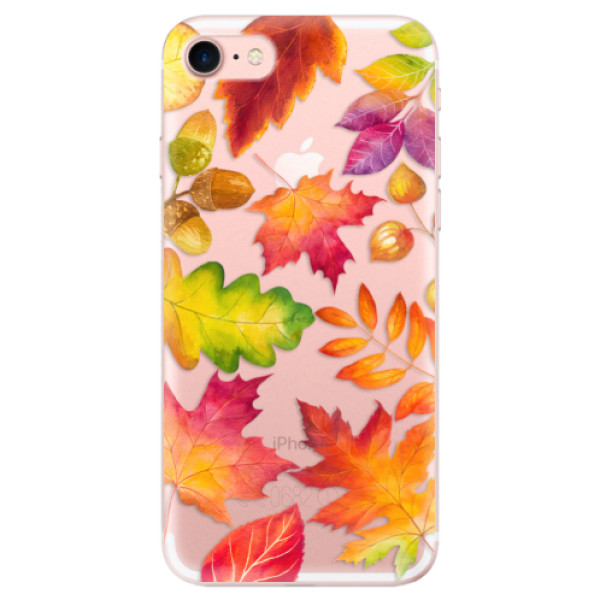 Silikonové odolné pouzdro iSaprio Autumn Leaves 01 na mobil Apple iPhone 7 (Silikonový odolný kryt, obal, pouzdro iSaprio Autumn Leaves 01 na mobil Apple iPhone 7)