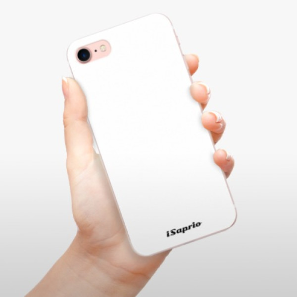 Silikonové pouzdro iSaprio - Apple iPhone 7 - 4Pure bílé
