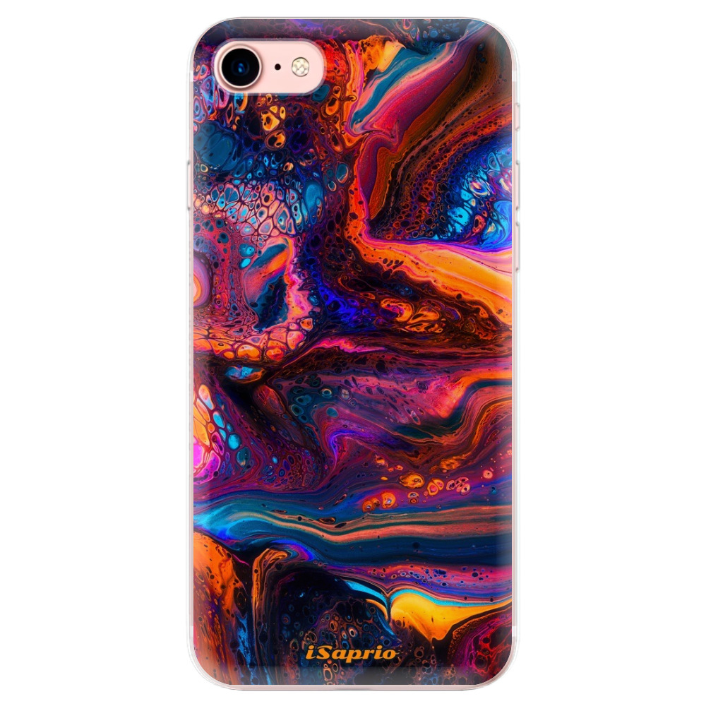 Odolné silikonové pouzdro iSaprio - Abstract Paint 02 - iPhone 7