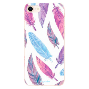 Silikonové pouzdro iSaprio - Apple iPhone 8 - Feather Pattern 10