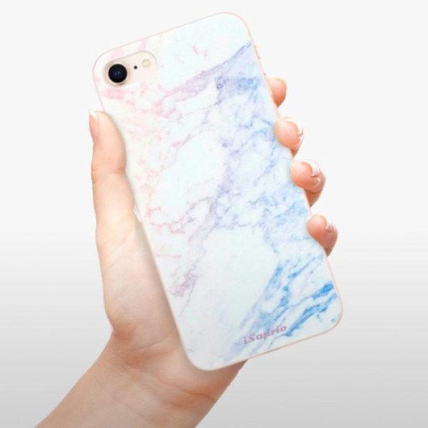 Silikonové pouzdro iSaprio - Apple iPhone 8 - Raibow Marble 10