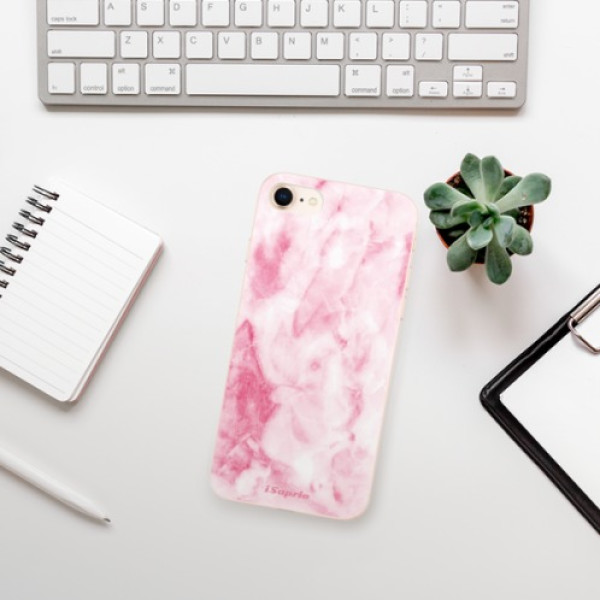 Silikonové pouzdro iSaprio - Apple iPhone 8 - RoseMarble 16