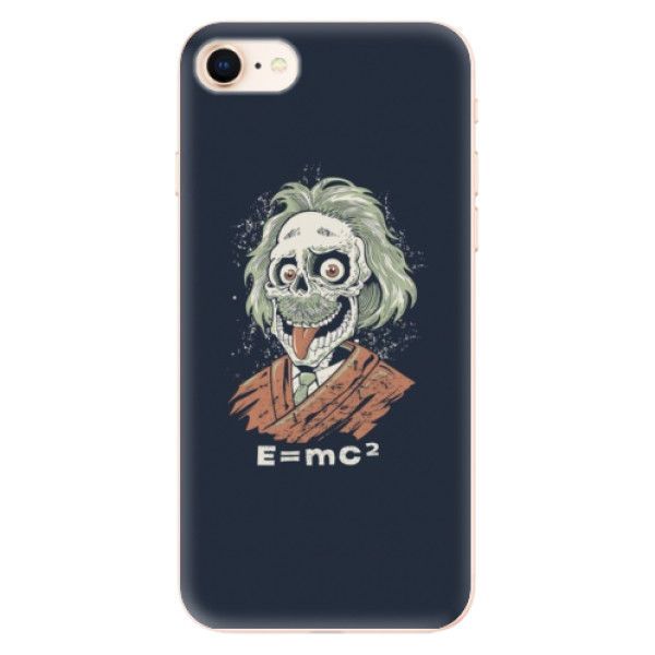 Odolné silikonové pouzdro iSaprio - Einstein 01 - iPhone 8