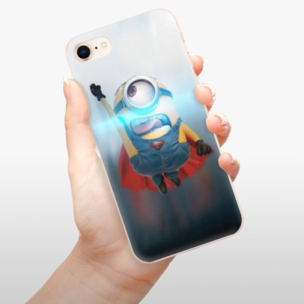 Silikonové pouzdro iSaprio - Apple iPhone 8 - Mimons Superman 02