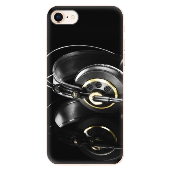 Odolné silikonové pouzdro iSaprio - Headphones 02 - iPhone 8
