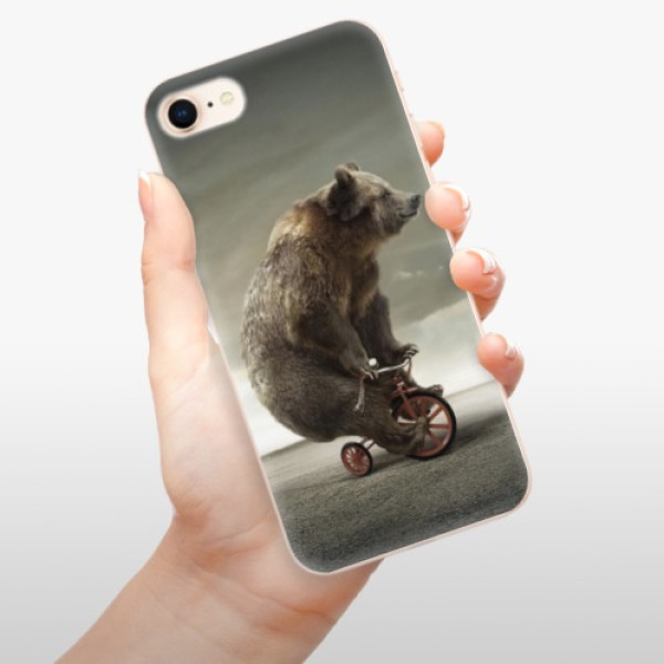 Silikonové pouzdro iSaprio - Apple iPhone 8 - Bear 01