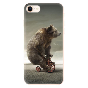 Silikonové pouzdro iSaprio - Apple iPhone 8 - Bear 01
