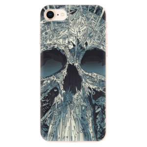 Silikonové pouzdro iSaprio - Apple iPhone 8 - Abstract Skull