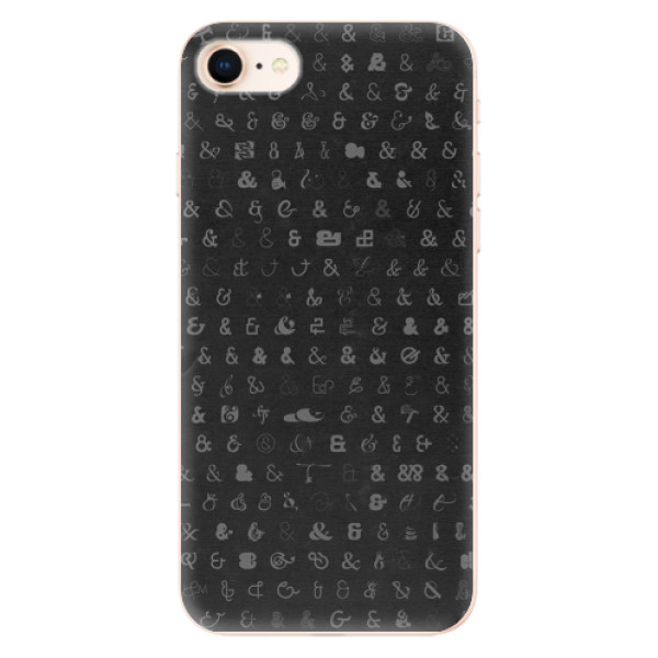 Odolné silikonové pouzdro iSaprio - Ampersand 01 - iPhone 8