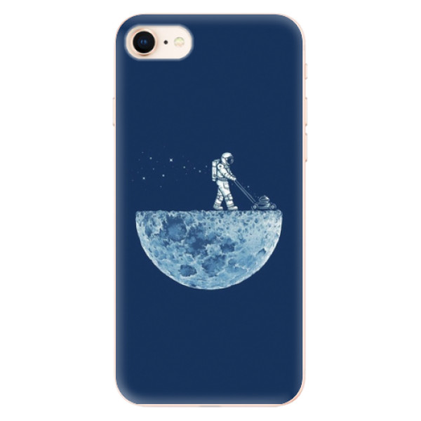 Silikonové odolné pouzdro iSaprio Moon 01 na mobil Apple iPhone 8 (Silikonový odolný kryt, obal, pouzdro iSaprio Moon 01 na mobil Apple iPhone 8)