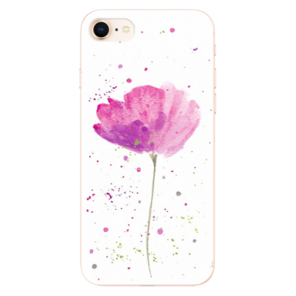 Odolné silikonové pouzdro iSaprio - Poppies - iPhone 8