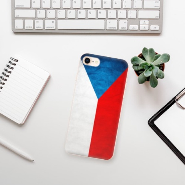 Silikonové pouzdro iSaprio - Apple iPhone 8 - Czech Flag