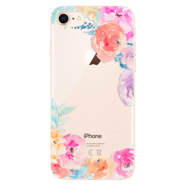 Odolné silikonové pouzdro iSaprio - Flower Brush - iPhone 8