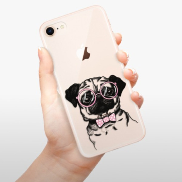 Silikonové pouzdro iSaprio - Apple iPhone 8 - The Pug