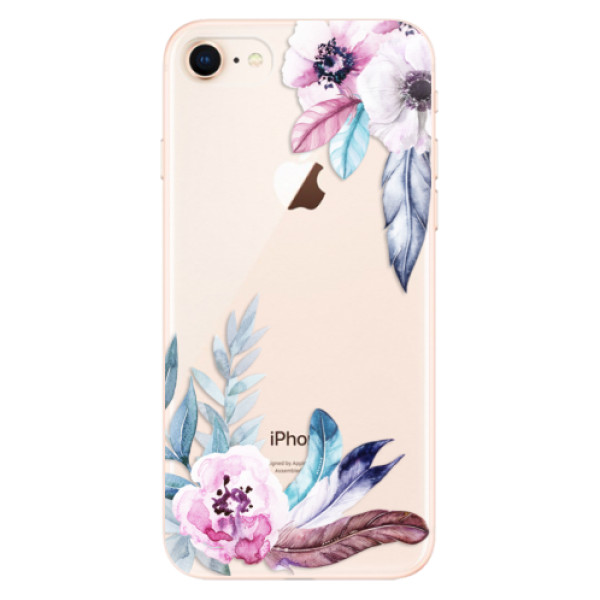 Silikonové odolné pouzdro iSaprio Flower Pattern 04 na mobil Apple iPhone 8 (Silikonový odolný kryt, obal, pouzdro iSaprio Flower Pattern 04 na mobil Apple iPhone 8)
