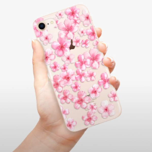 Silikonové pouzdro iSaprio - Apple iPhone 8 - Flower Pattern 05