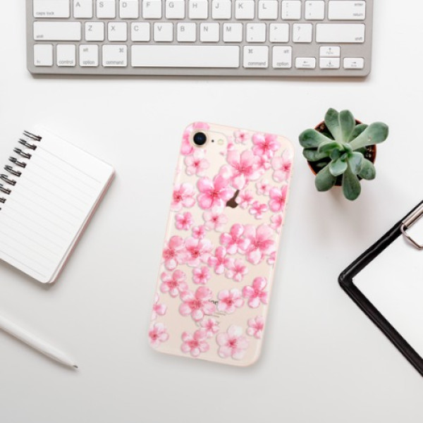 Silikonové pouzdro iSaprio - Apple iPhone 8 - Flower Pattern 05