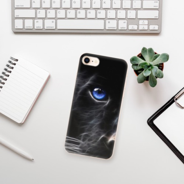 Silikonové pouzdro iSaprio - Apple iPhone 8 - Black Puma