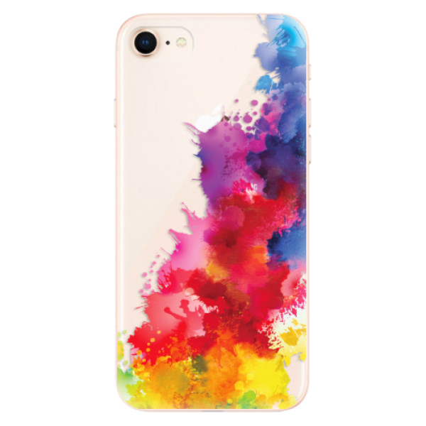 Silikonové odolné pouzdro iSaprio Color Splash 01 na mobil Apple iPhone 8 (Silikonový odolný kryt, obal, pouzdro iSaprio Color Splash 01 na mobil Apple iPhone 8)