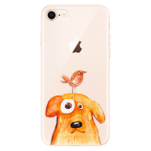 Silikonové pouzdro iSaprio - Apple iPhone 8 - Dog And Bird
