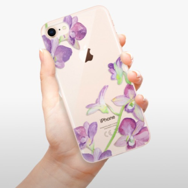 Silikonové pouzdro iSaprio - Apple iPhone 8 - Purple Orchid