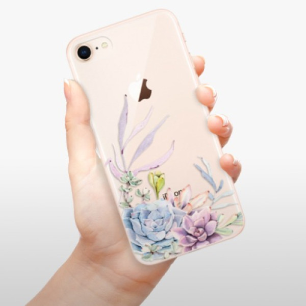 Silikonové pouzdro iSaprio - Apple iPhone 8 - Succulent 01