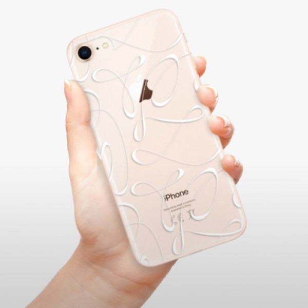 Silikonové pouzdro iSaprio - Apple iPhone 8 - Fancy white