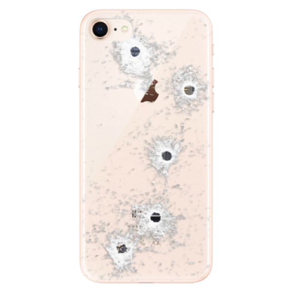 Odolné silikonové pouzdro iSaprio - Gunshots - iPhone 8