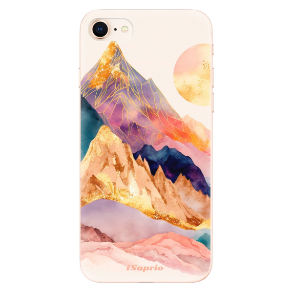 Odolné silikonové pouzdro iSaprio - Abstract Mountains - iPhone 8