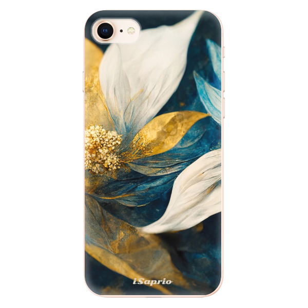 Odolné silikonové pouzdro iSaprio - Gold Petals - iPhone 8