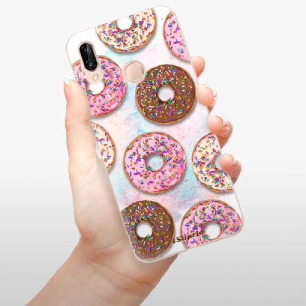 Silikonové pouzdro iSaprio - Huawei P20 Lite - Donuts 11