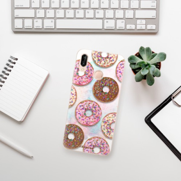 Silikonové pouzdro iSaprio - Huawei P20 Lite - Donuts 11