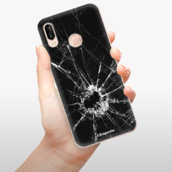 Silikonové pouzdro iSaprio - Huawei P20 Lite - Broken Glass 10