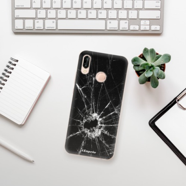 Silikonové pouzdro iSaprio - Huawei P20 Lite - Broken Glass 10
