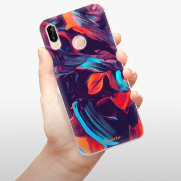 Silikonové pouzdro iSaprio - Huawei P20 Lite - Color Marble 19