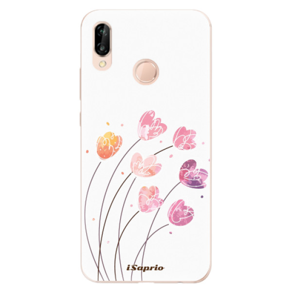 Silikonové odolné pouzdro iSaprio Flowers 14 na mobil Huawei P20 Lite (Silikonový odolný kryt, obal, pouzdro iSaprio Flowers 14 na mobil Huawei P20 Lite)