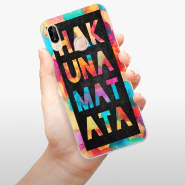 Silikonové pouzdro iSaprio - Huawei P20 Lite - Hakuna Matata 01