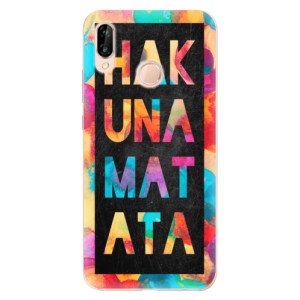 Silikonové pouzdro iSaprio - Huawei P20 Lite - Hakuna Matata 01