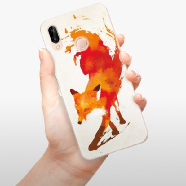 Silikonové pouzdro iSaprio - Huawei P20 Lite - Fast Fox