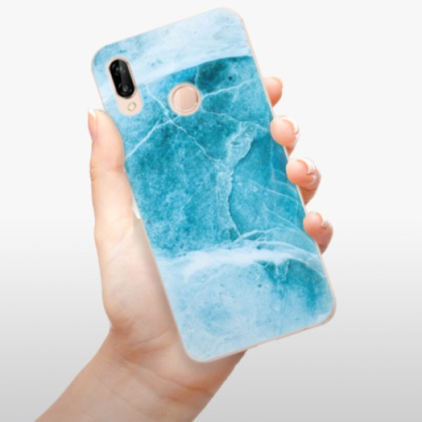 Silikonové pouzdro iSaprio - Huawei P20 Lite - Blue Marble