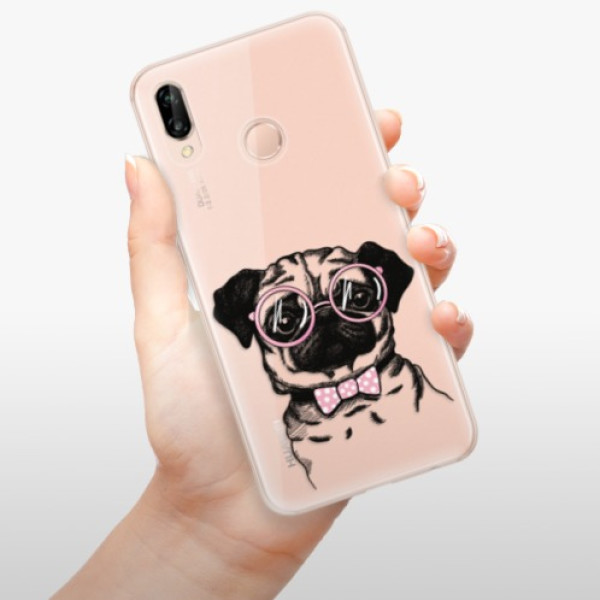 Silikonové pouzdro iSaprio - Huawei P20 Lite - The Pug
