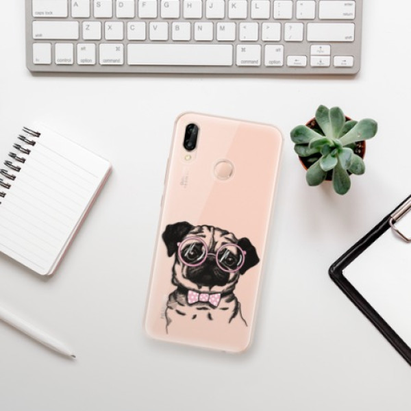 Silikonové pouzdro iSaprio - Huawei P20 Lite - The Pug