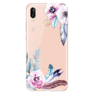 Silikonové pouzdro iSaprio - Huawei P20 Lite - Flower Pattern 04