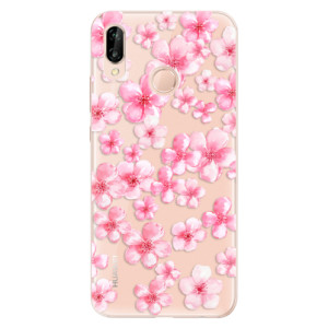 Silikonové pouzdro iSaprio - Huawei P20 Lite - Flower Pattern 05