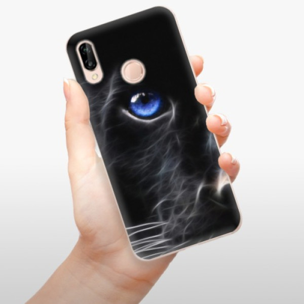 Silikonové pouzdro iSaprio - Huawei P20 Lite - Black Puma